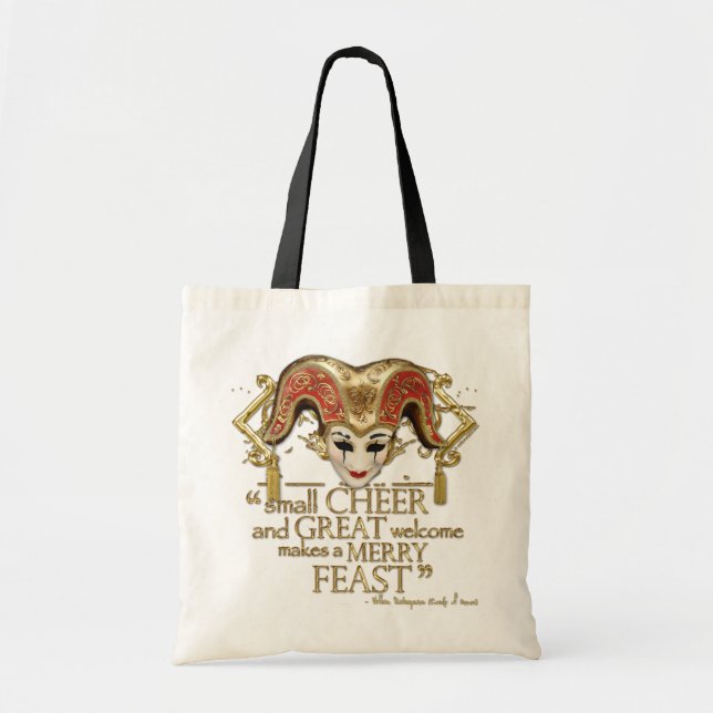 Tote Bag Comédie de citation de festin d'erreurs (version (Devant)