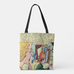 Tote Bag Comique romantique des années 1950   Meilleur cade