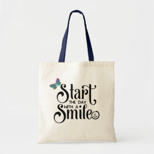 Tote Bag Commencez la journée avec un sourire