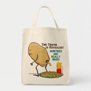 Tote Bag Comment les fruits sont faits de la pomme de terre