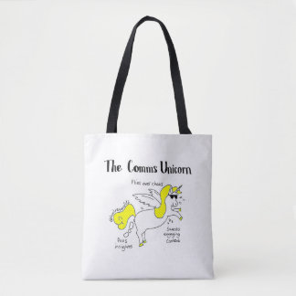 Tote Bag Comms autocollant Unicorn