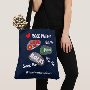 Tote Bag Communauté de peintures rupestres Hashtag personna
