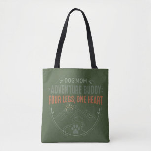 Tote Bag Compagne d'aventure Maman Chien Quatre Pattes Un C