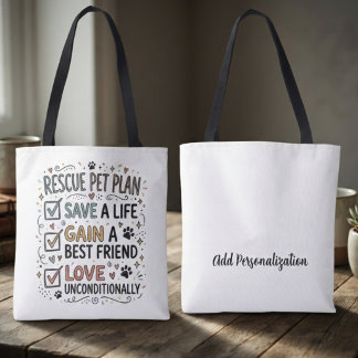 Tote Bag Compagnon de sauvetage à charbon de bois sincère