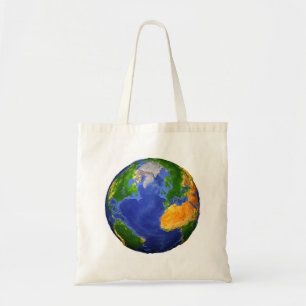 Tote Bag Complétez La Terre Avec Des Données Topographiques