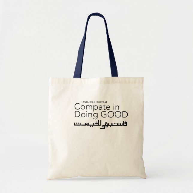 Tote Bag Compter pour faire le bien (Devant)