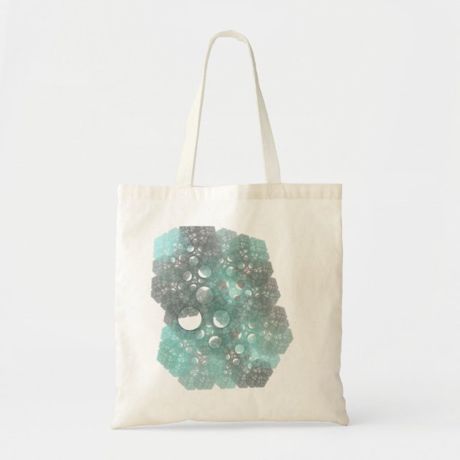 Tote Bag Conception abstraite de fractale de BlueFall (Devant)
