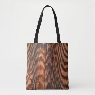 Tote Bag Conception abstraite des grains de bois