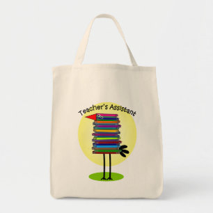 Tote Bag Conception auxiliaire de "oiseau du livre" du