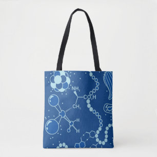 Tote Bag Conception bilatérale bio/de chimie spectre
