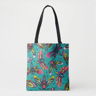 Tote Bag Conception colorée de la mite de mort