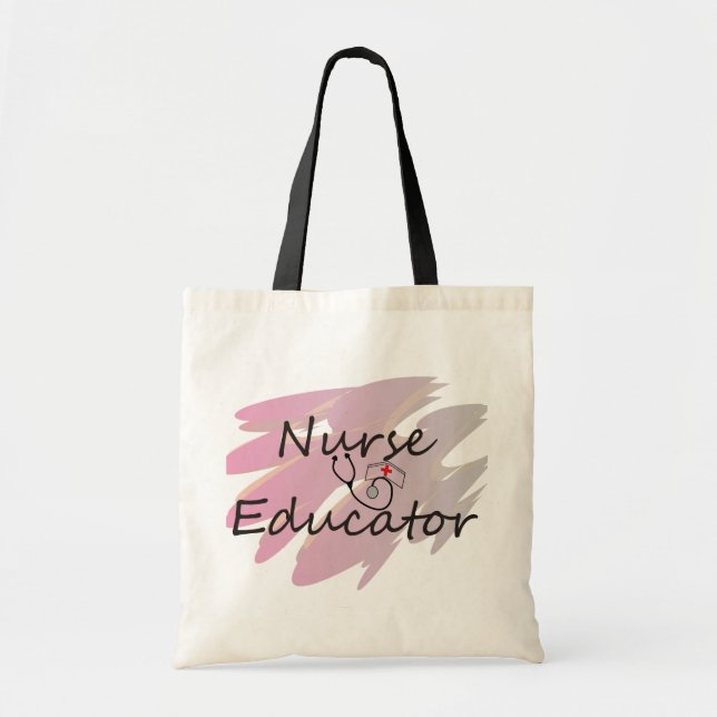 Tote Bag Conception d'abrégé sur éducatrice d'infirmière (Devant)