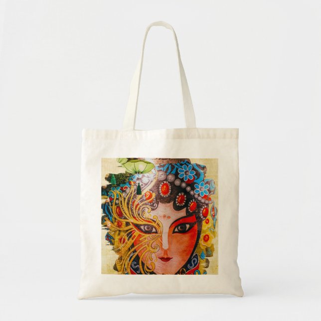 Tote Bag Conception d'acteur d'opéra de Pékin de Chinois (Devant)