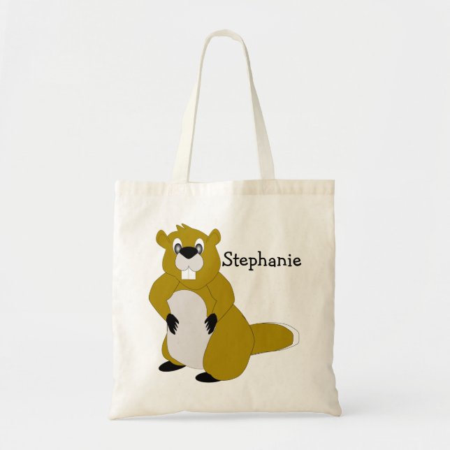 Tote Bag Conception de castor (Devant)