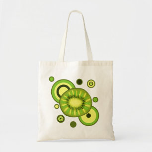 Tote Bag Conception de cercles de tranche de kiwi