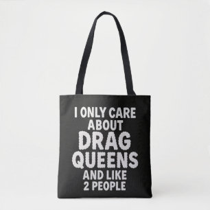 Tote Bag Conception de citation sarcastique de fan de drag 