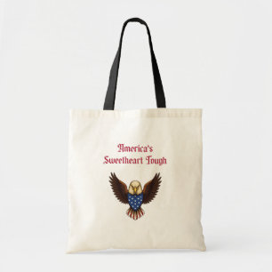Tote Bag Conception de femme patriotique coriace America's