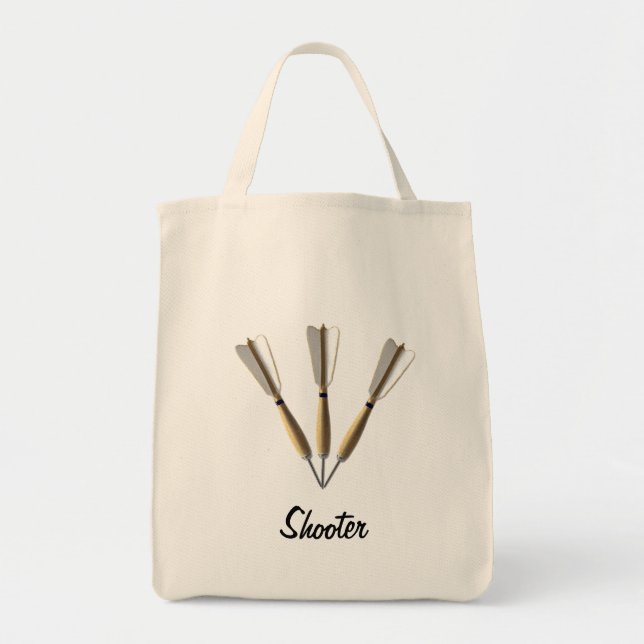 Tote Bag Conception de fléchettes à monogramme (Devant)