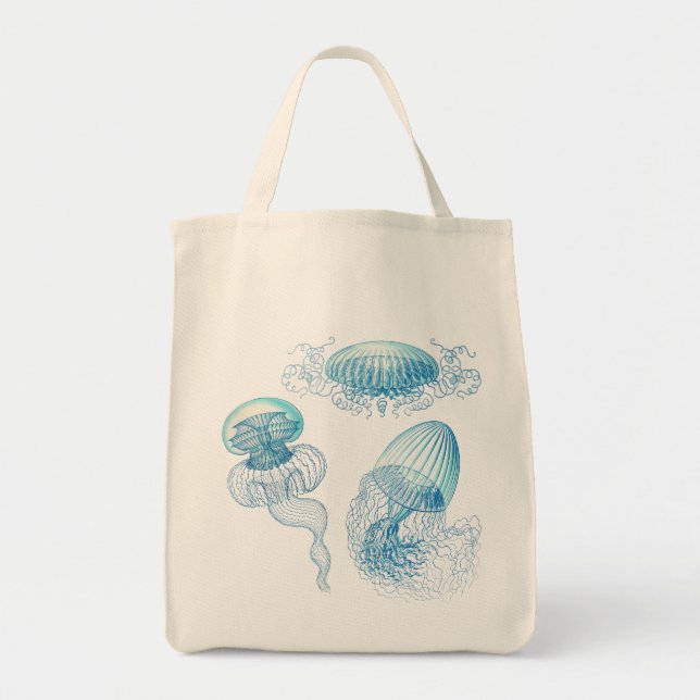 Tote Bag Conception de la méduse Haeckel (Devant)
