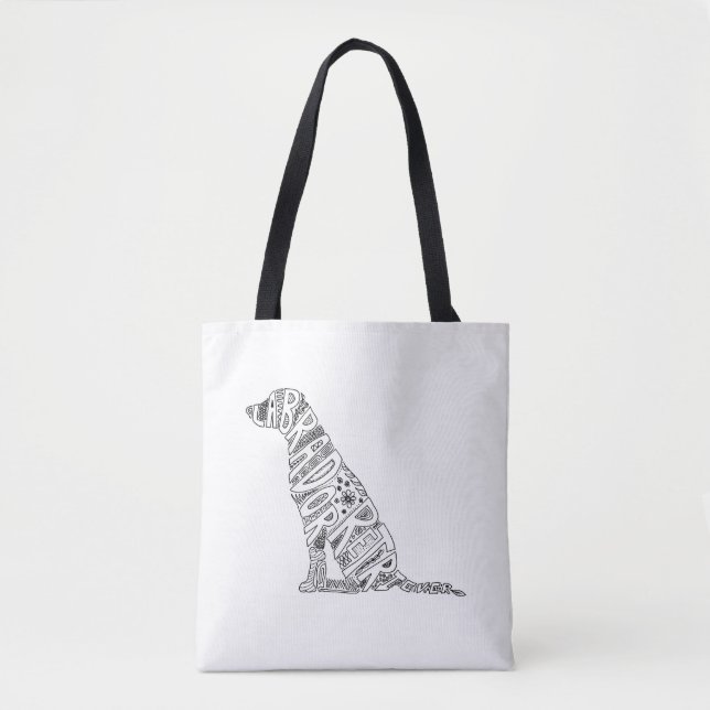 Tote Bag Conception de Labradoodle Retriever (Devant)