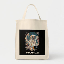 Tote Bag Conception de l'astronaute mondiale