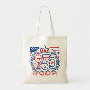 Tote Bag Conception de l'emblème anniversaire patriotique U