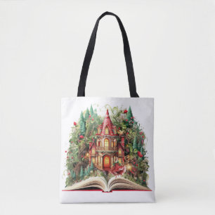 Tote Bag Conception de livre de Noël festive