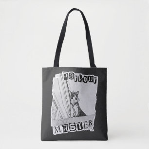 Tote Bag Conception de maître de parkour actif amusant Punk