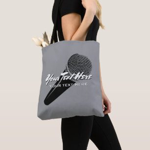 Tote Bag Conception de microphone vocal portatif personnali