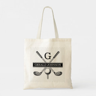 Tote Bag Conception de monogramme de golf personnalisé