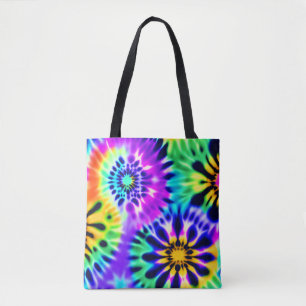 Tote Bag Conception de motif tourbillonnant Tie Dye