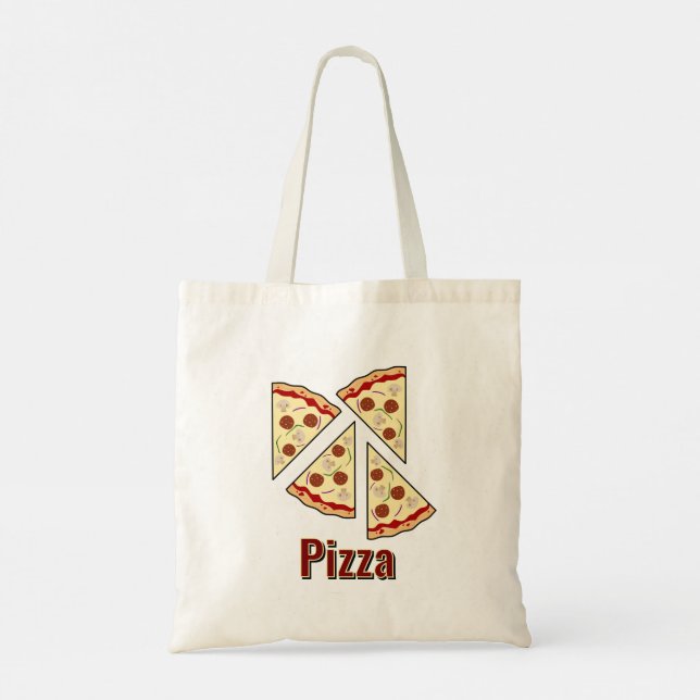 Tote Bag Conception de Pizza Lover (Dos)