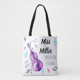 Tote Bag Conception de professeur d'orchestre