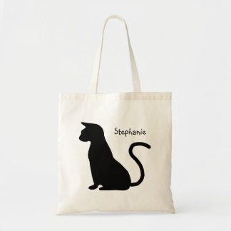 Tote Bag Conception de silhouette de chat