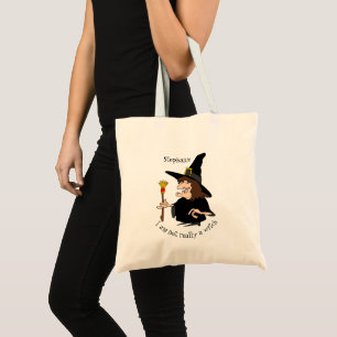 Tote Bag Conception De Sorcière Halloween Trick Or Treat