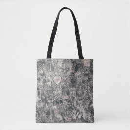 Tote Bag Conception de toile de Paris noir élégant