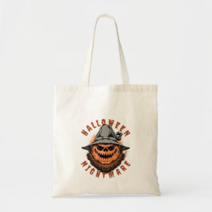 Tote Bag Conception d'épouvantail de citrouille d'Halloween
