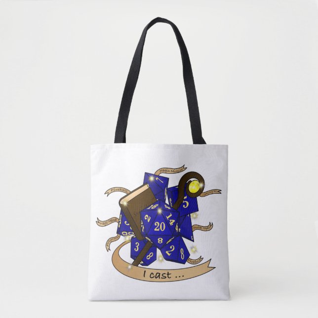 Tote Bag Conception des dés de l'Assistant (Devant)