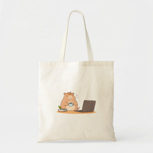 Tote Bag Conception d'ordinateur portable de codeur de capy