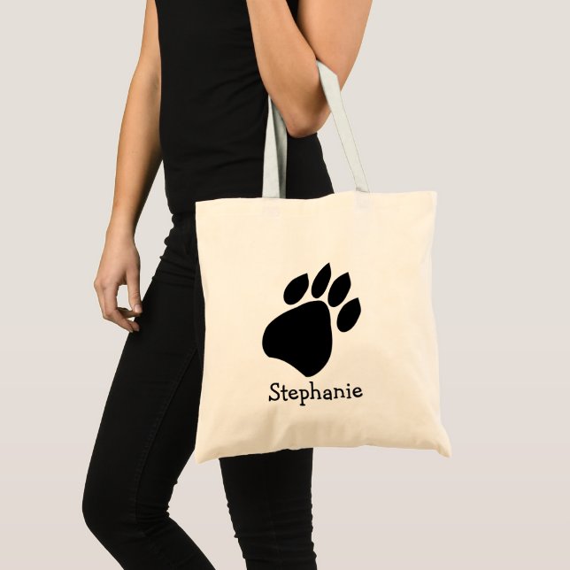 Tote Bag Conception Empreinte de Patte (Devant (produit))