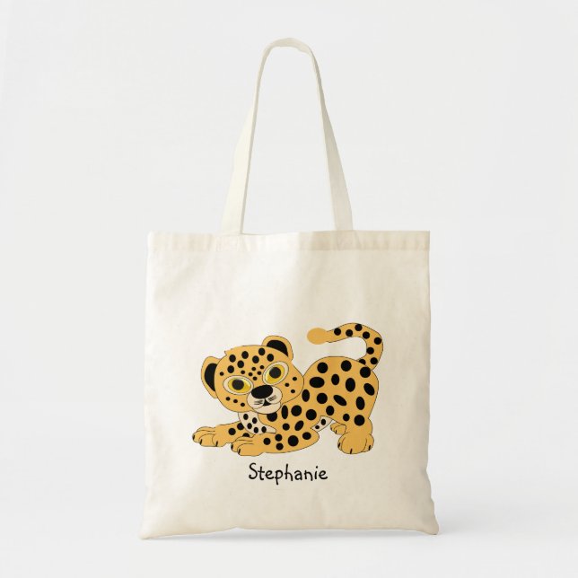 Tote Bag Conception léopard (Devant)
