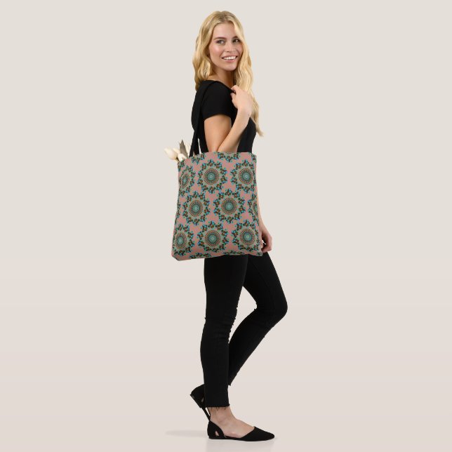 Tote Bag Conception Motif à revêtement - Conception motif à (Sur le modèle)