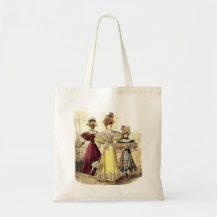 Tote Bag Conception Vintage Victorian Ladies