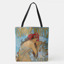 Tote Bag Concessionnaires de transport par Alphonse Mucha (