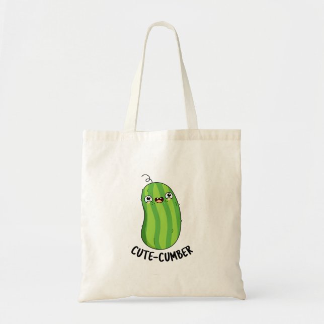 Tote Bag Concombre Funny Concomber Pun (Devant)