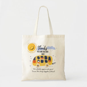 Tote Bag conducteur d'autobus scolaire merci d'être allé pl