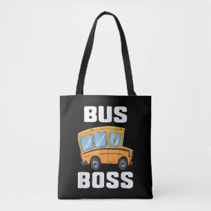 Tote Bag Conducteur de bus scolaire patron de bus drôle