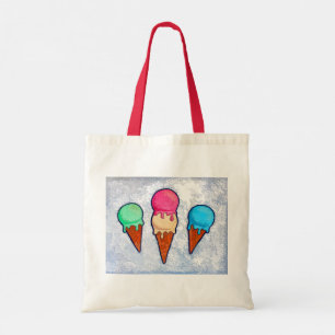 Tote Bag cônes de crème glacée