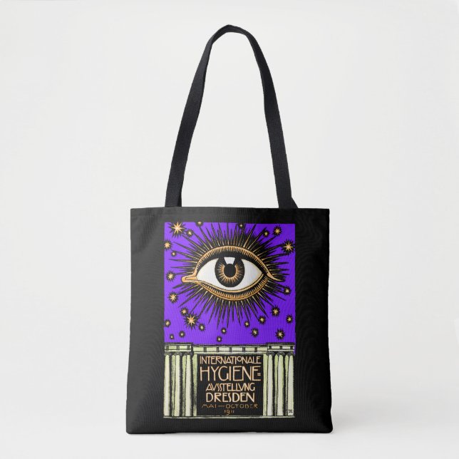 Tote Bag Conférence internationale d'hygiène de 1911 à Dres (Devant)