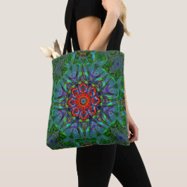 Tote Bag Confianza texture textile mandala motif